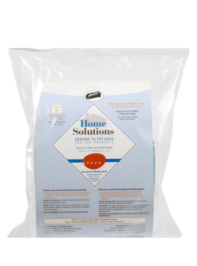 (Style P) 12 Pack Home Solutions Synthetic Filter Bags - Aerus Electrolux Vacuum and Air Purifier